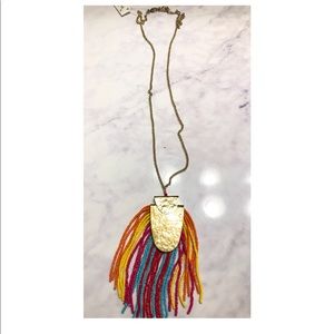 Beaded Fringe Necklace